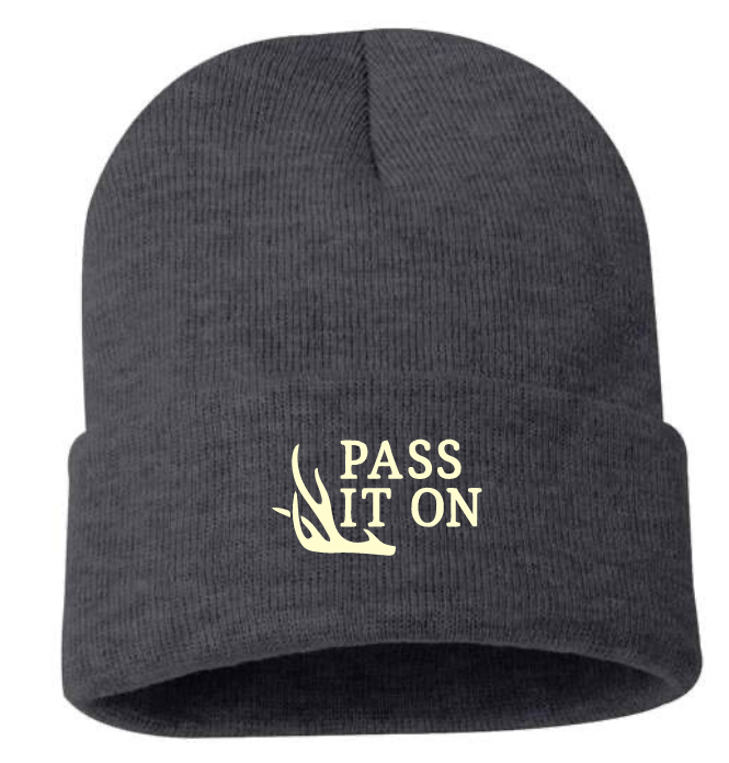 Pass It On Beanie- Charcoal Gray - The Kendall Jones Store